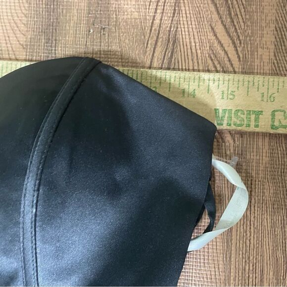 Rachel Allan Black Prom Gown Black Flowy Maxi Dress 6920 Size 4‎ - Picture 10 of 10